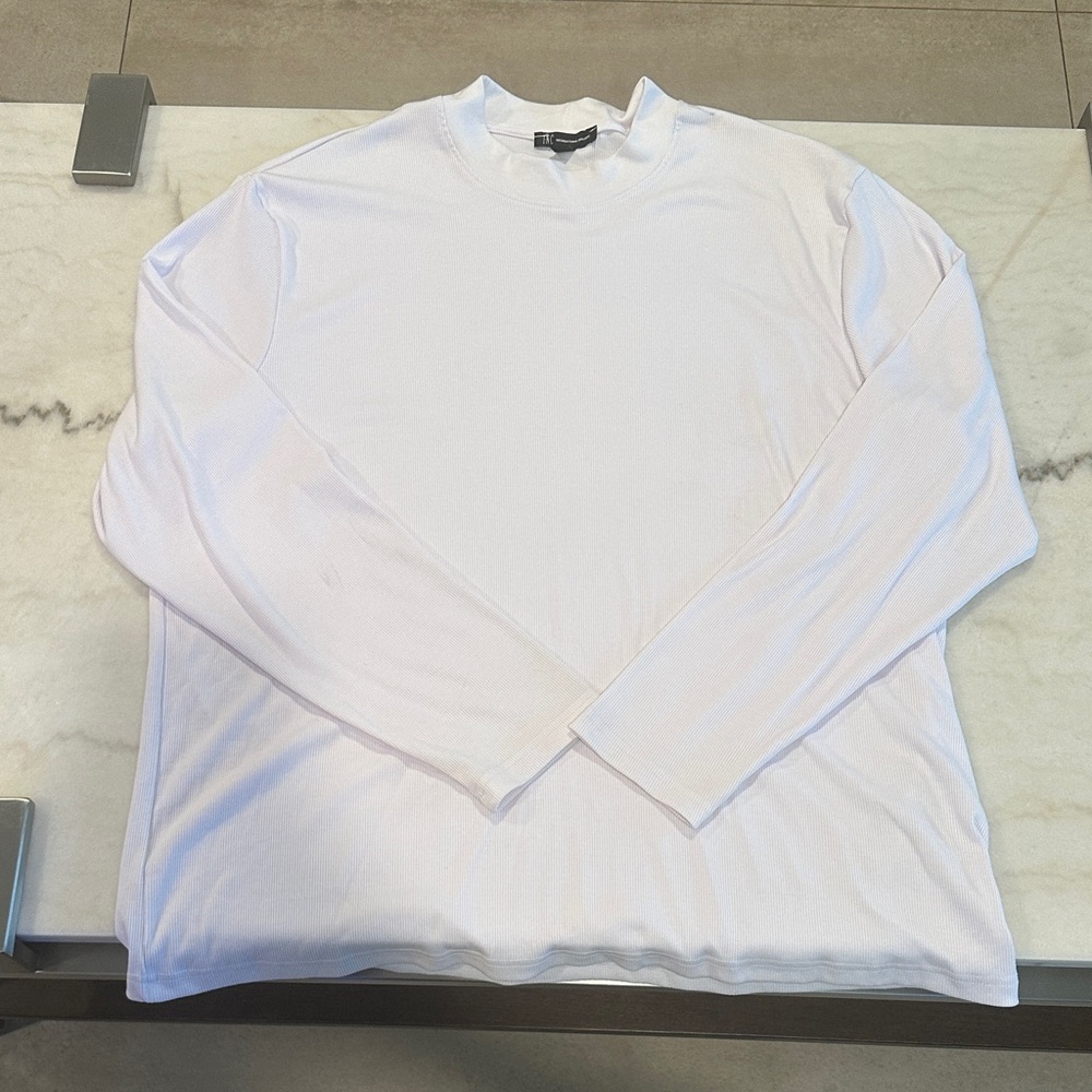 INC International Concepts Classic White Long Sleeve Shirt